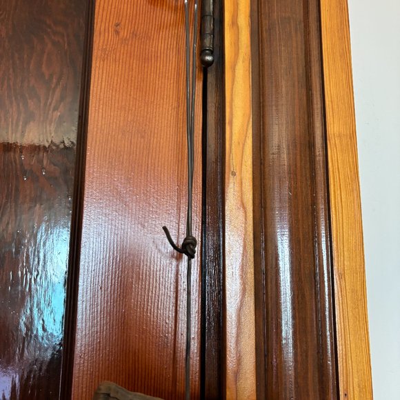 Vintage Hazel Olsen 1989 Handcrafted Dolphin Art Pottery Wood Wind Chime Bell - Picture 3 of 6